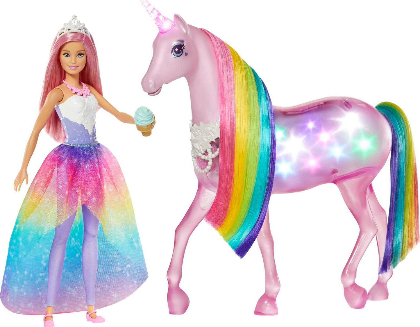 BARBIE DREAMTOPIA DOLL & UNICORN SET