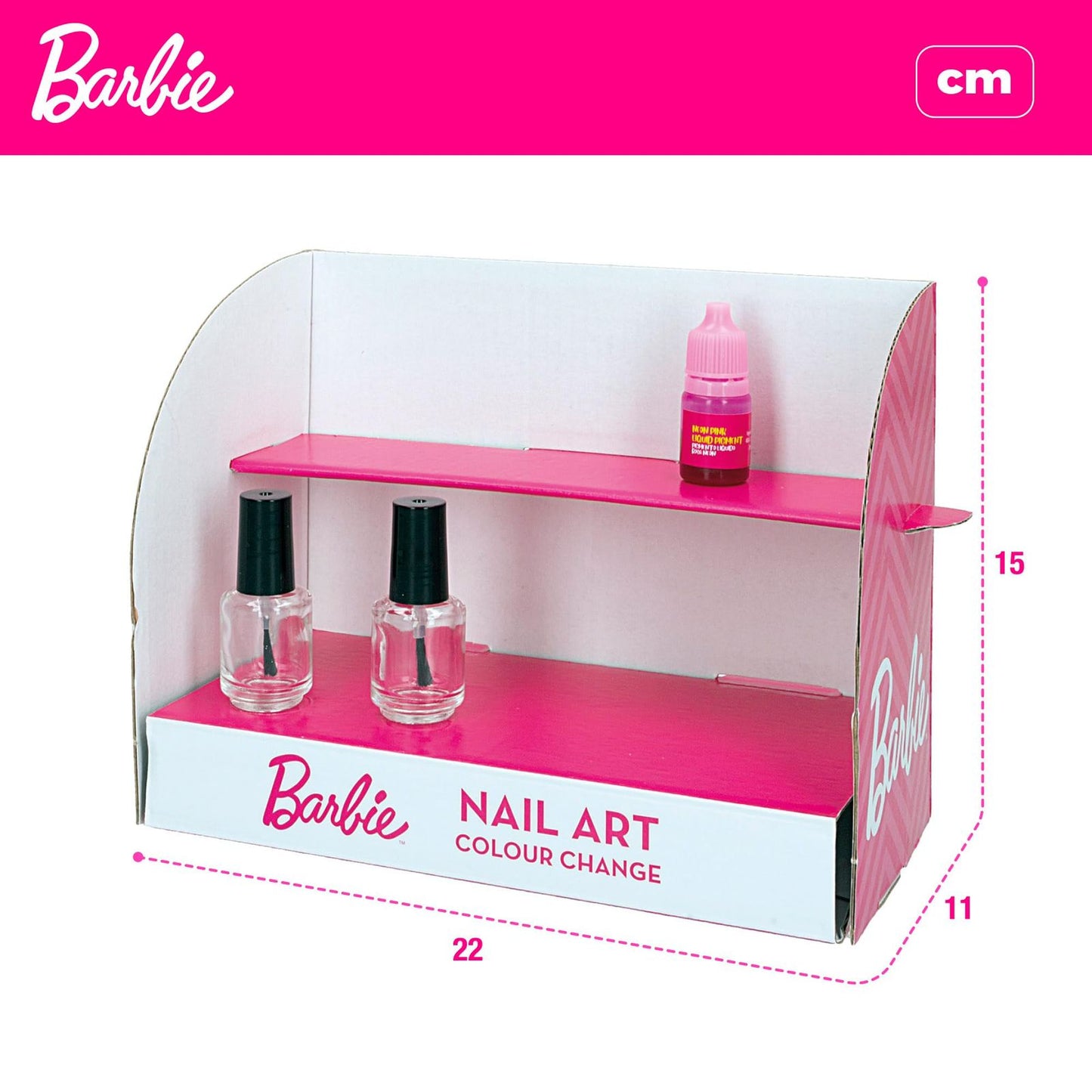 BARBIE NAIL ART COLOUR CHANGE