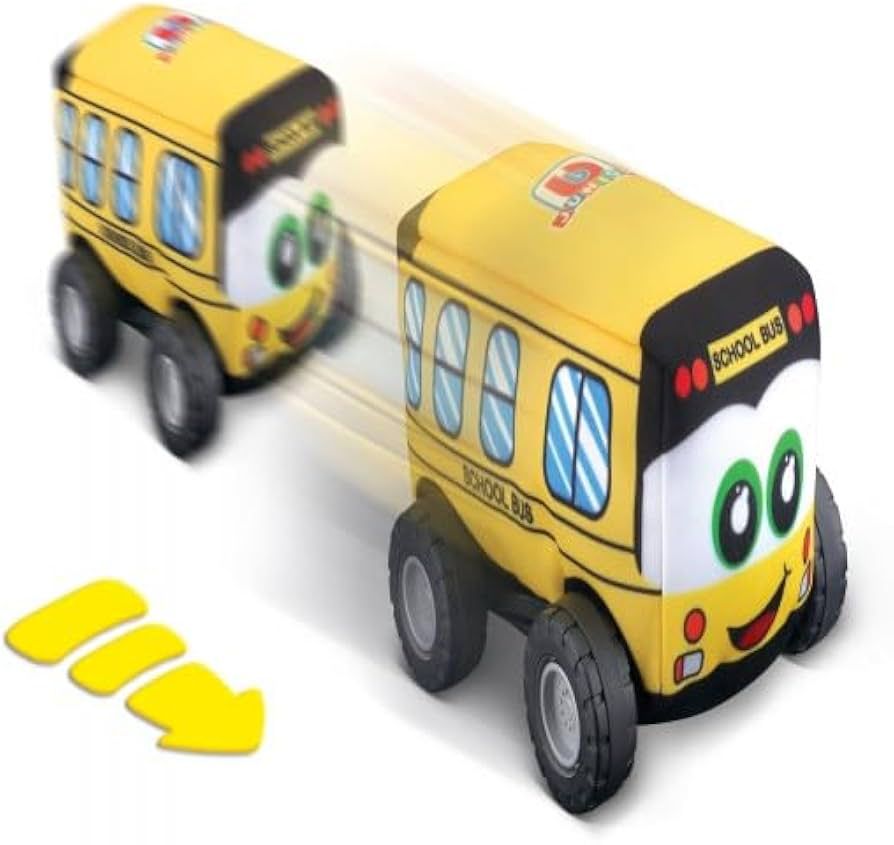 BB Junior My 1st Soft Car School Bus Toy, Yellow