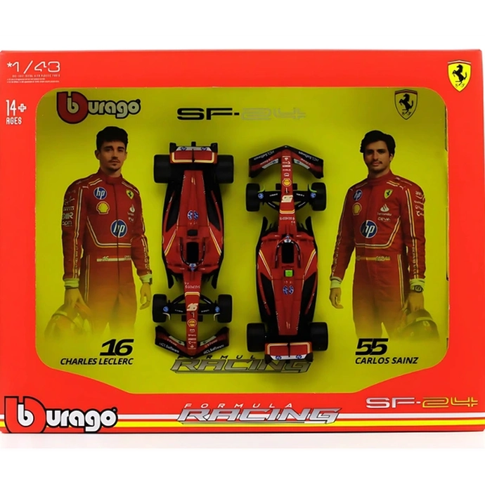 BURAGO F1 1/43 DUAL PACK SET by BURAGO