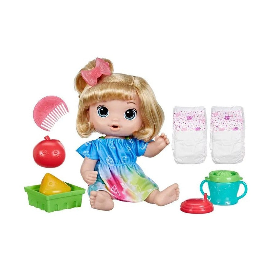 Baby Alive Fruity Sips Doll, Apple, Blonde Hair by Hasbro