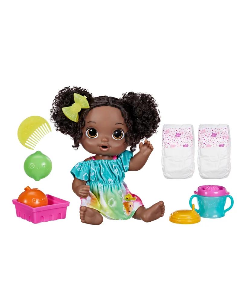 Baby Alive Fruity Sips Doll, Lime, Black Hair