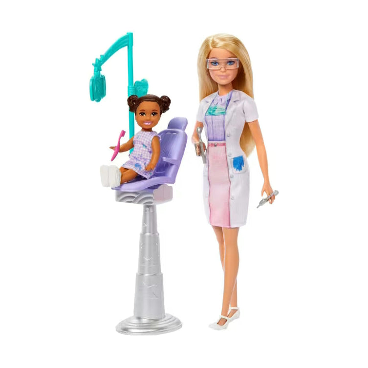 Barbie Dentist Doll With Blonde Fashion Doll by Mattel