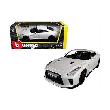 Burago 1/24 Scale Diecast 2017 Nissan GT-R - White by Burago