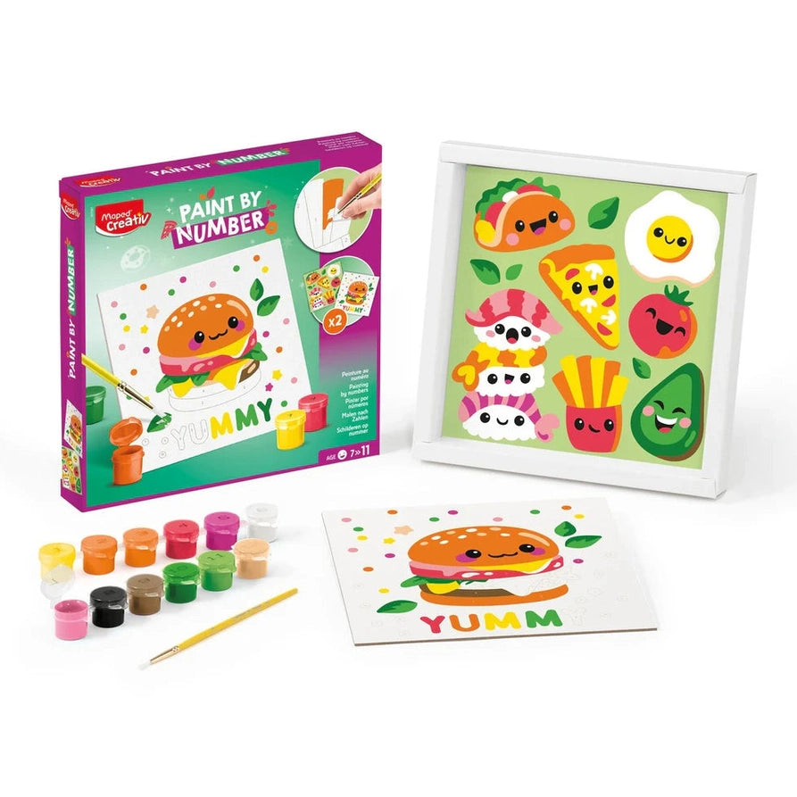 Burger paint by number - Maped Creativ by Maped Creativ