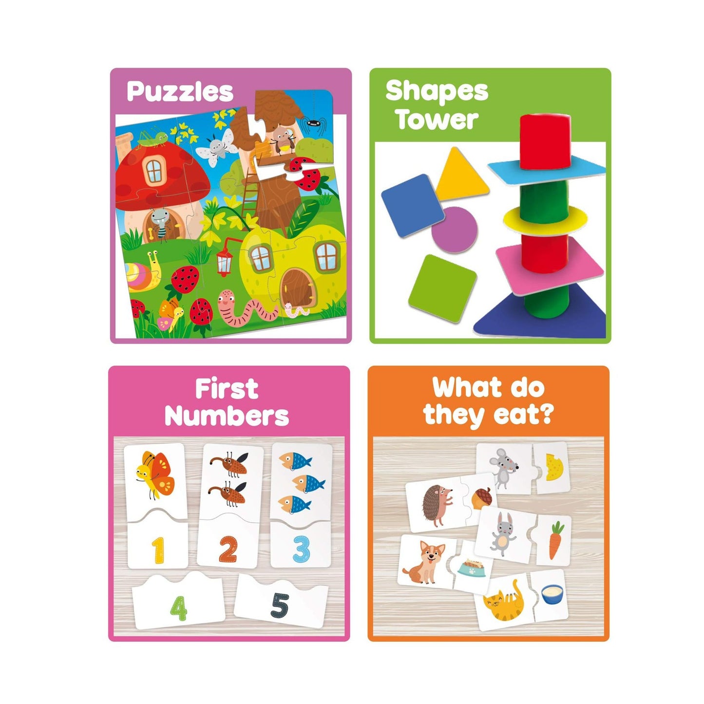 CAROTINA BABY EDUCATIONAL GAME COLLECTION by Lisciani