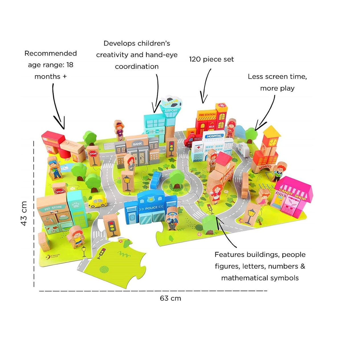 CITY BUILDING BLOCKS by Classic World