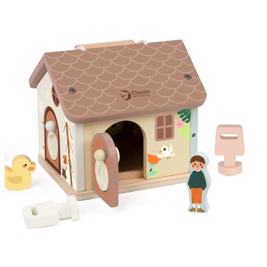 CLASSIC WORLD WOODEN LOCKING HOUSE by Classic World