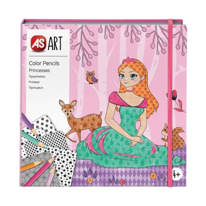 COLOR PENCILS PRINCESSES by AS Art