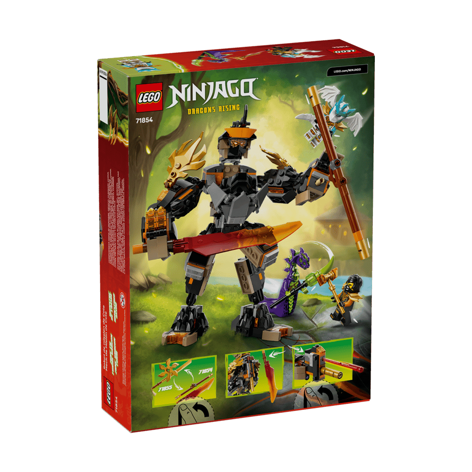 LEGO Cole's Mission Mech & Dragon Zane (71854) by LEGO