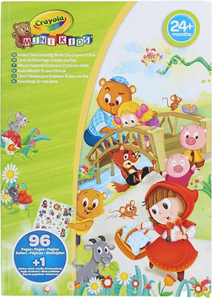 Coloring book "Crayola Minikids" ONCE UPON A TIME