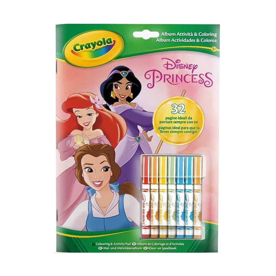Crayola 32 Pages Colouring & Activity Pad Book Disney Princess by Crayola
