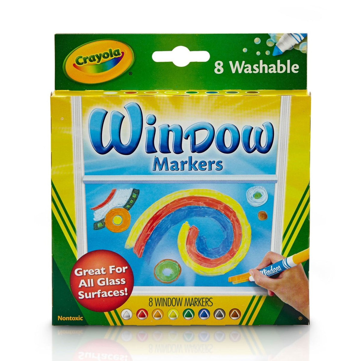 Crayola 8 count Washable Window Markers by Crayola