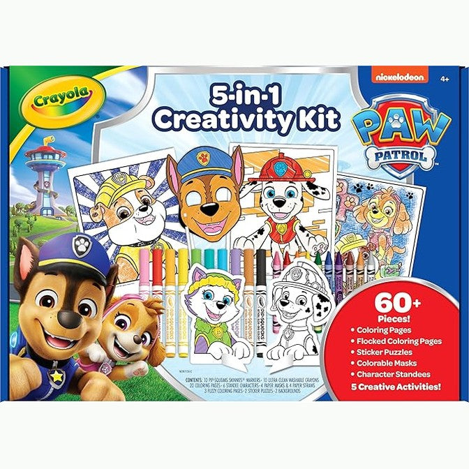 Crayola PAW Patrol Art Kit (60+Pcs) by Spin Master
