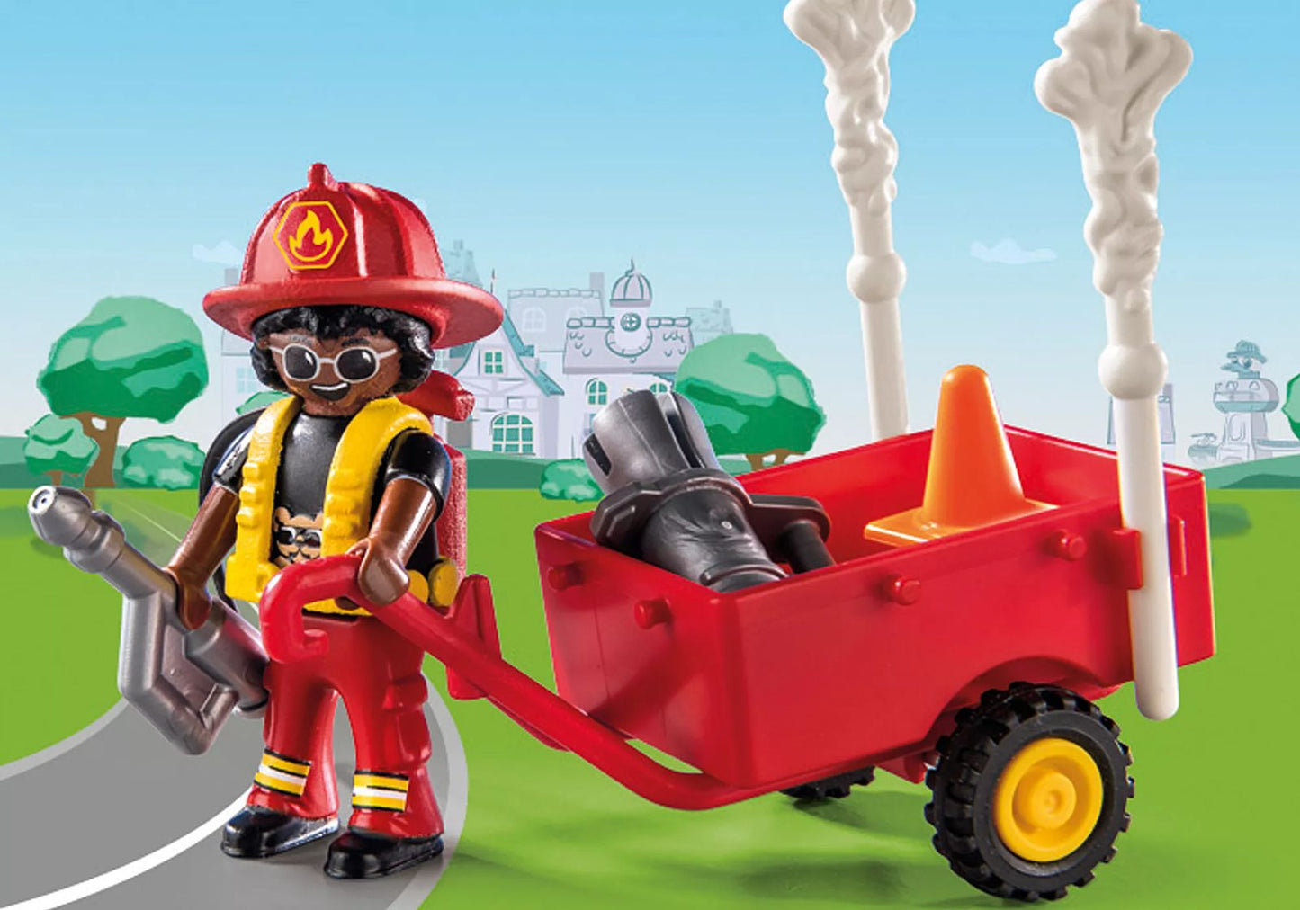 Playmobil DUCK ON CALL - Fire Rescue Action: Cat Rescue (70917)