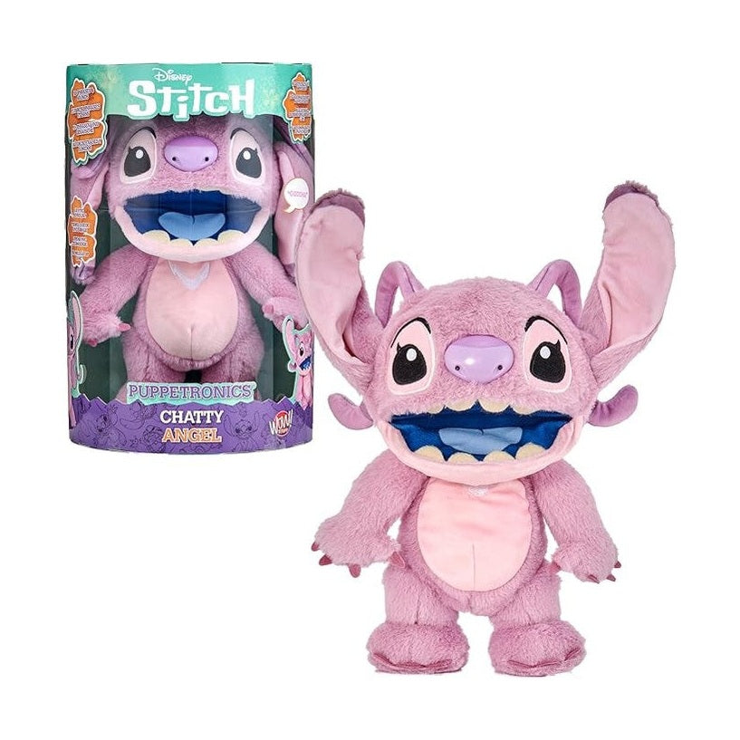 Disney Chatty Stitch/Angel - Deluxe Puppetronic by WOW!