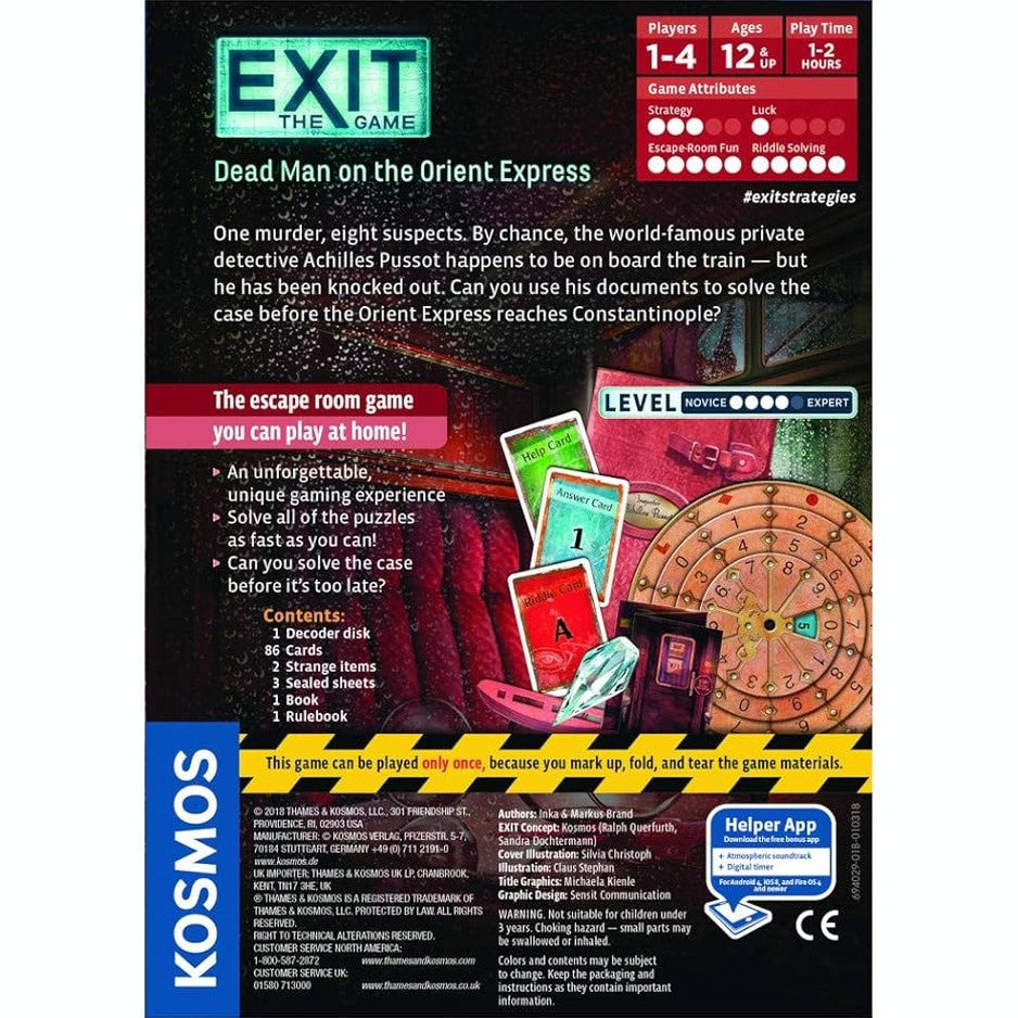 EXIT : DEAD MAN ON THE ORIENT EXPRESS by Kosmos