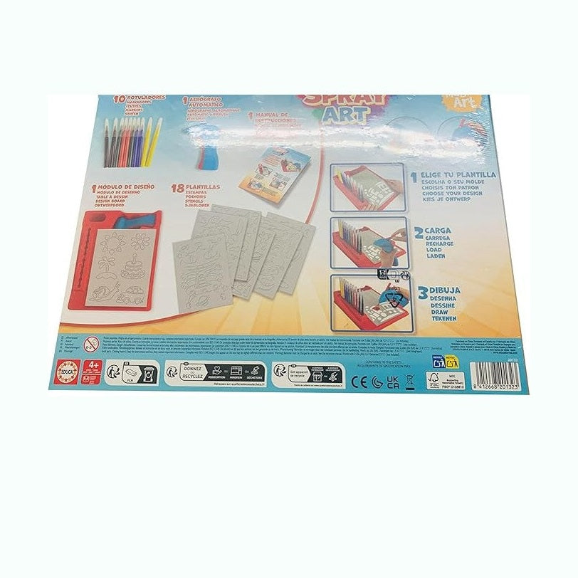 Educa - Spray Art Create Drawings with Automatic Airbrush by Educa