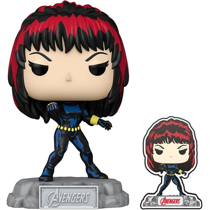 Funko Pop! & Pin: The Avengers: Black Widow with Pin (1260) by FUNKO POP!