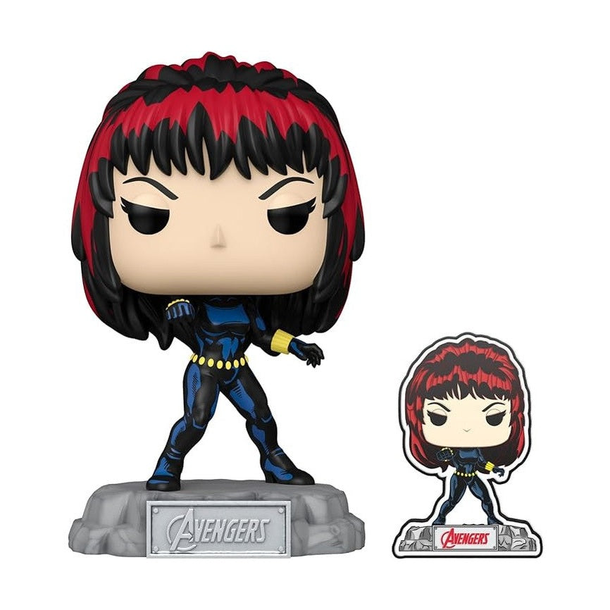 Funko Pop! & Pin: The Avengers: Black Widow with Pin (1260) by FUNKO POP!