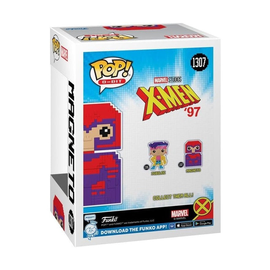 Funko X-Men '97 Magneto 8-Bit Blue Vinyl Pop (1307) by FUNKO POP!