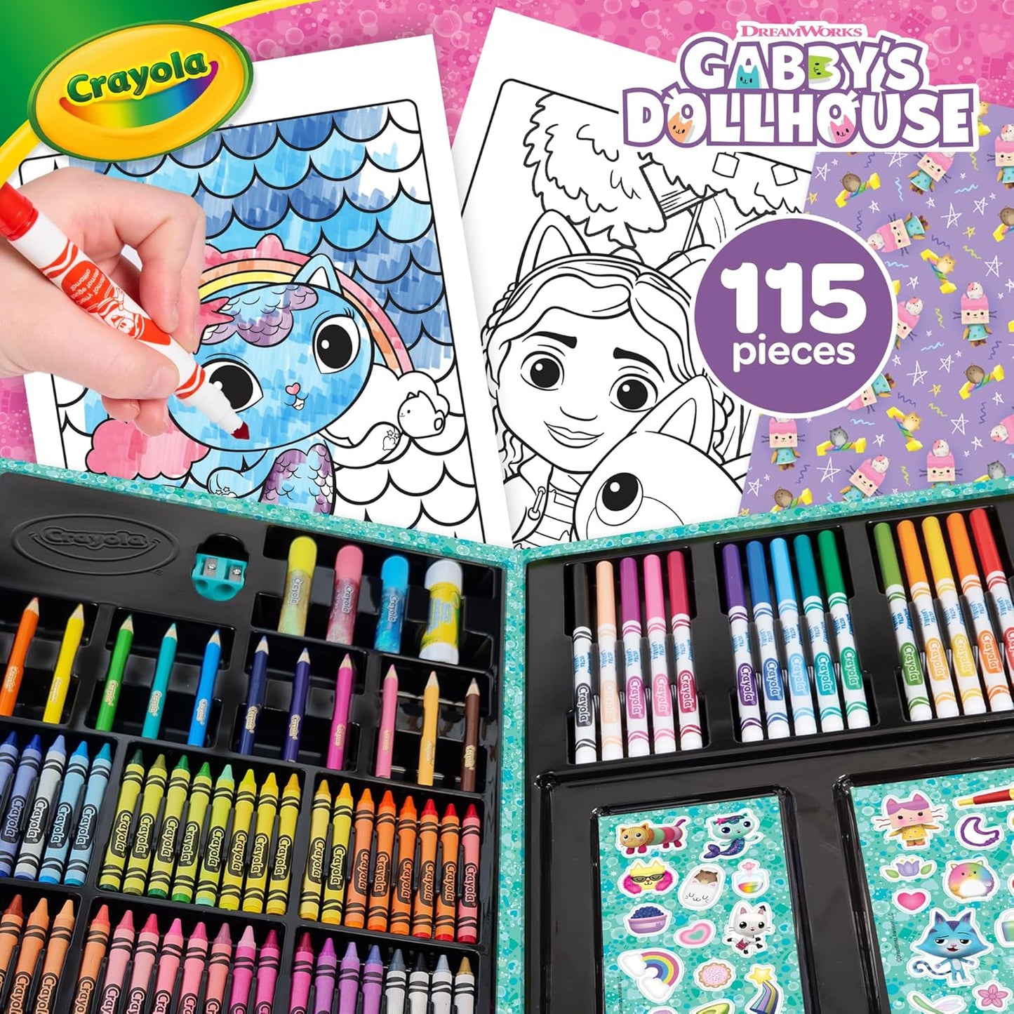 GABBY'S DOLLHOUSE INSPIRATION ART CASE by Crayola