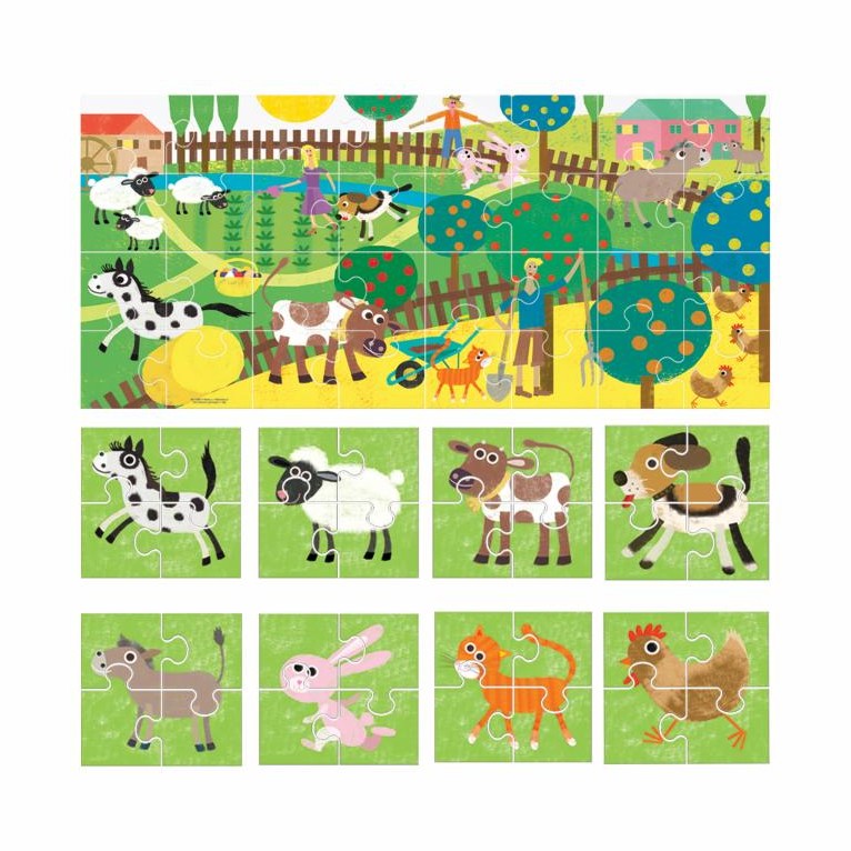 HEADU MY FARM PUZZLE (8+1) by HEADU
