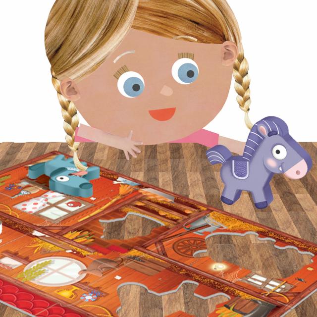 HEADU MONTESSORI FIRST PUZZLE THE FARM by HEADU