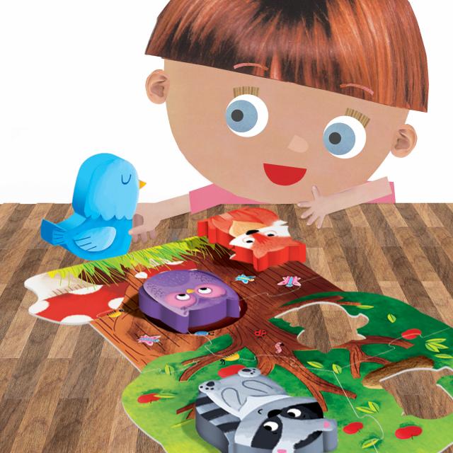 HEADU MONTESSORI FIRST PUZZLE THE FOREST by HEADU