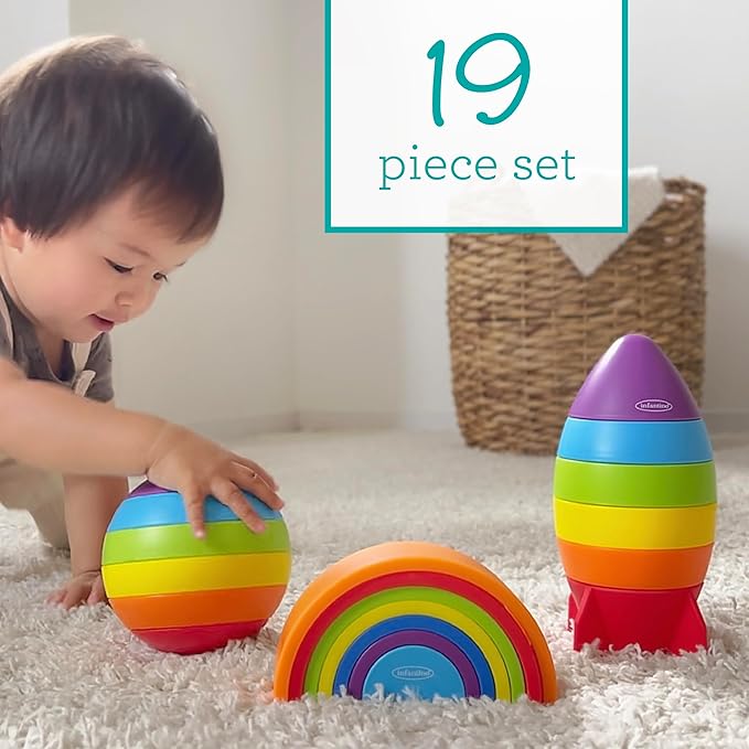 INFANTINO IMAGINATION STACKERS PLAYSET by Blue Box Kids