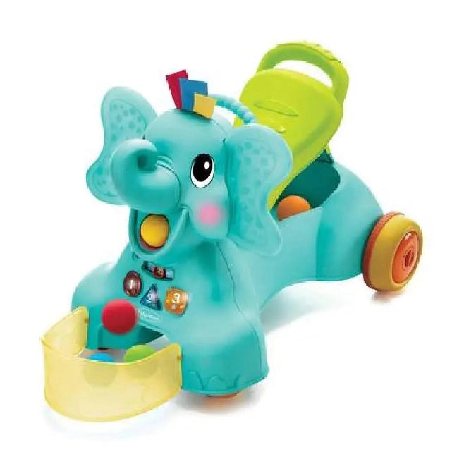 Infantino – 3 In 1 Sit, Walk & Ride Elephant by Blue Box Kids