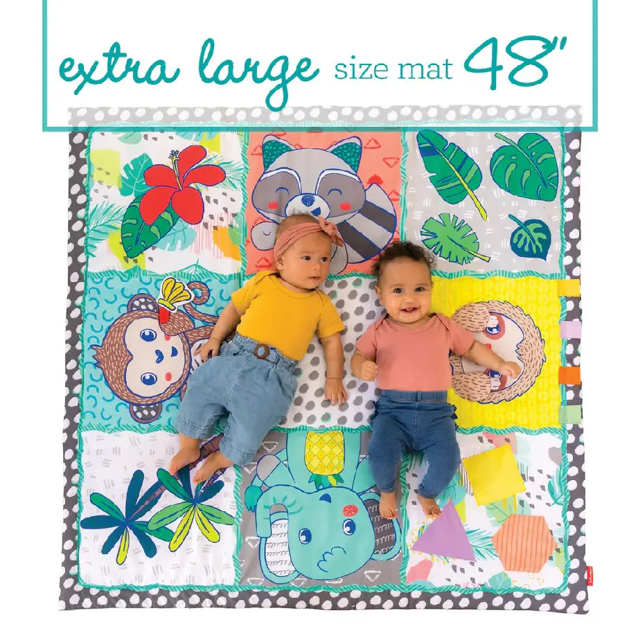 Infantino - GIANT SENSORY DISCOVERY MAT 120X120CM by Blue Box Kids