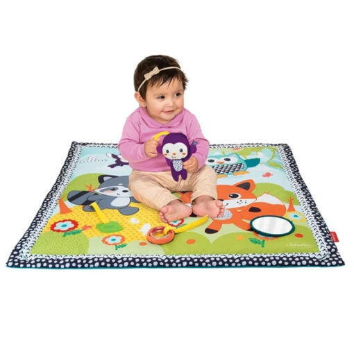 Infantino Safari Activity Gym & Play Mat 76 x 76 cm by Blue Box Kids