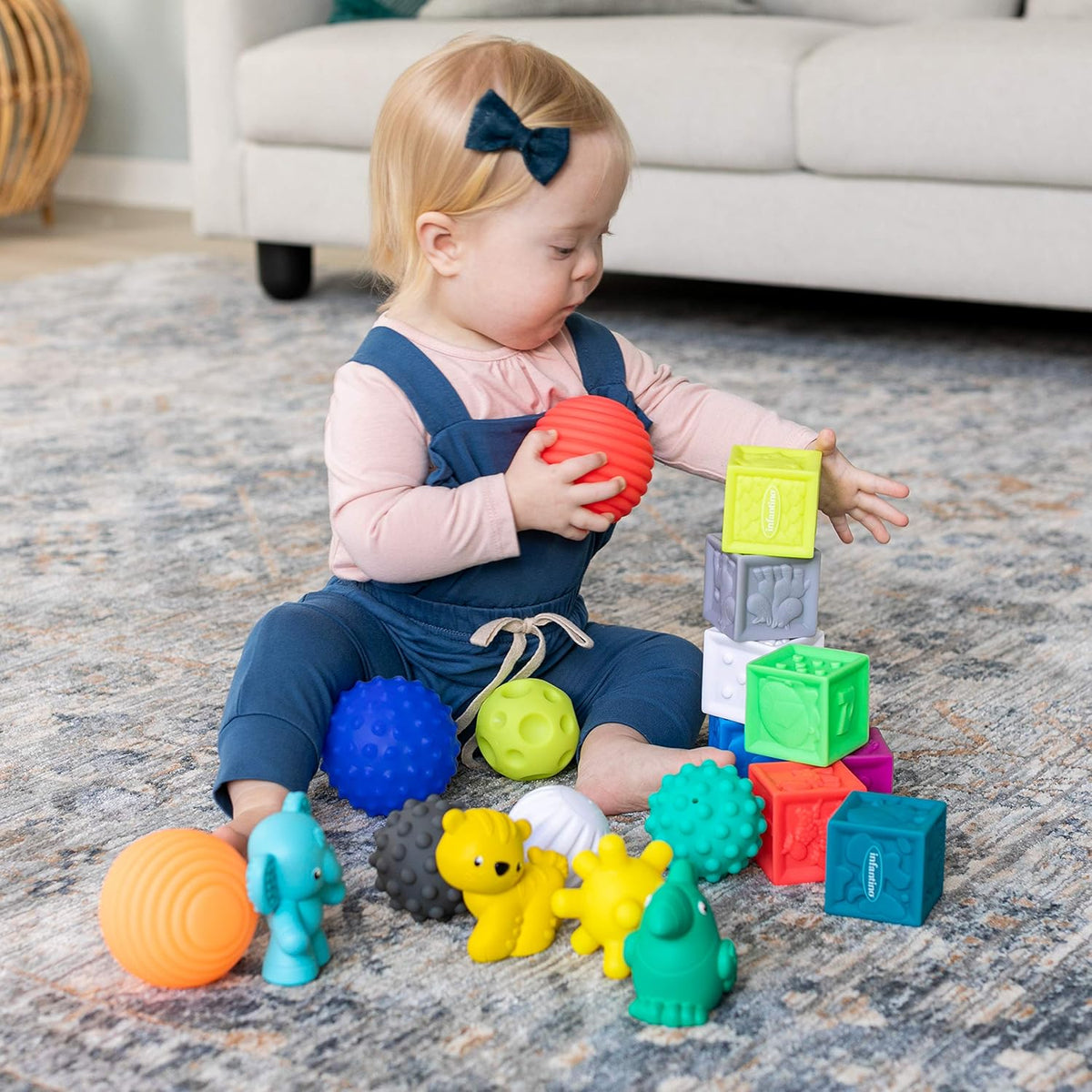 Infantino Sensory Balls, Blocks & Buddies by Blue Box Kids