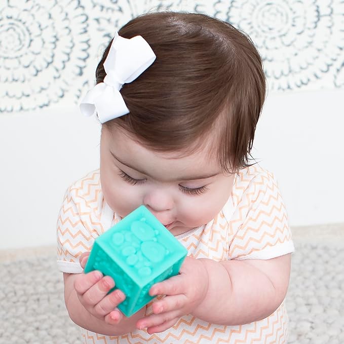Infantino Squeeze and Stack Block Set by Blue Box Kids