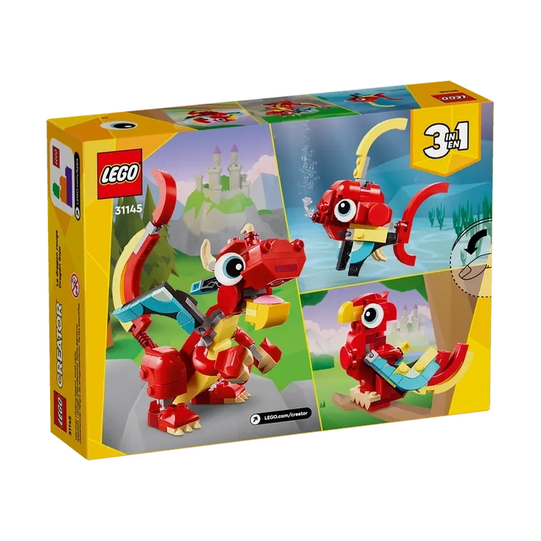 LEGO 3in1 Red Dragon (31145) by LEGO