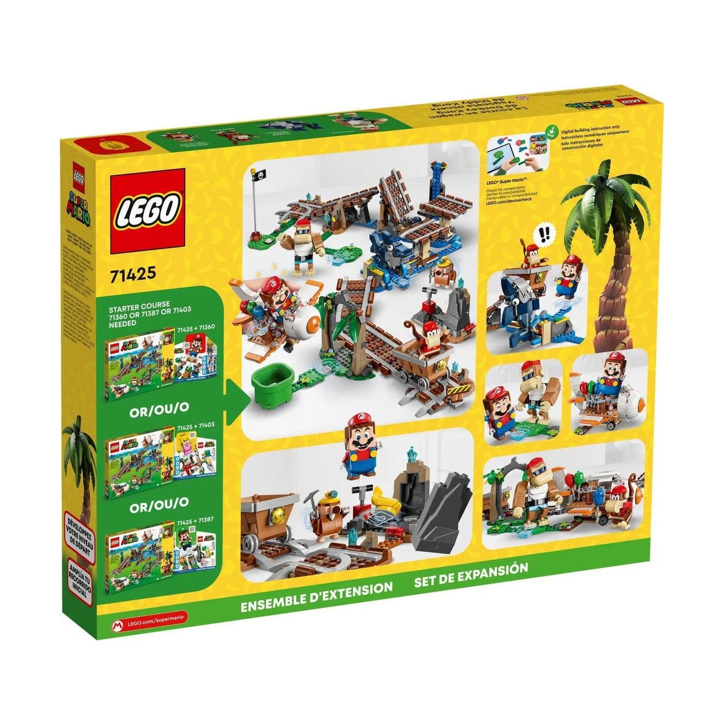 LEGO Mario Diddy Kong's Mine Cart Ride (71425) by LEGO