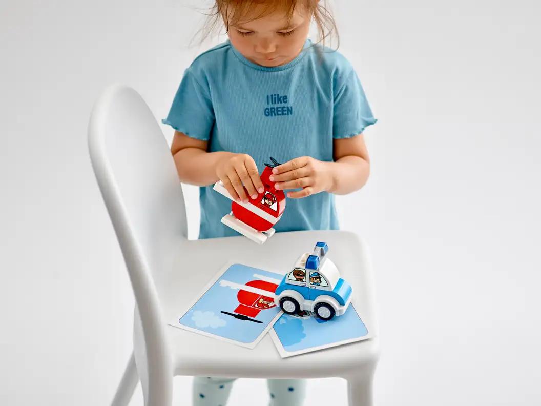 LEGO DUPLO Fire Helicopter and Police (10957)