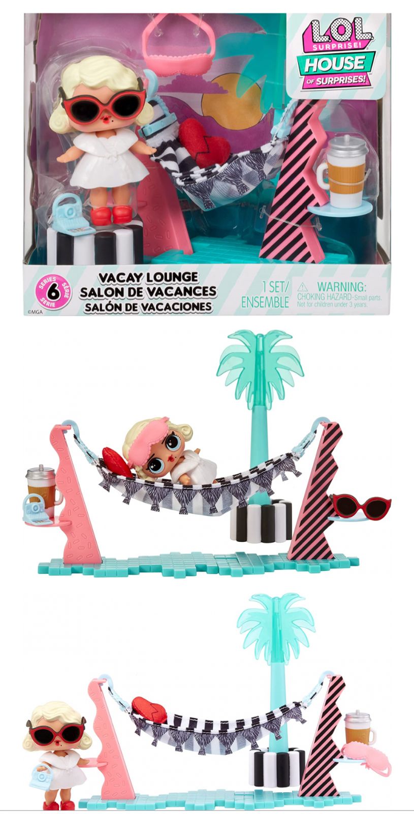 LOL Surprise House of Surprises Series 6 furniture sets