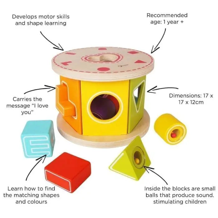 CLASSIC WORLD LOVE SHAPE SORTER