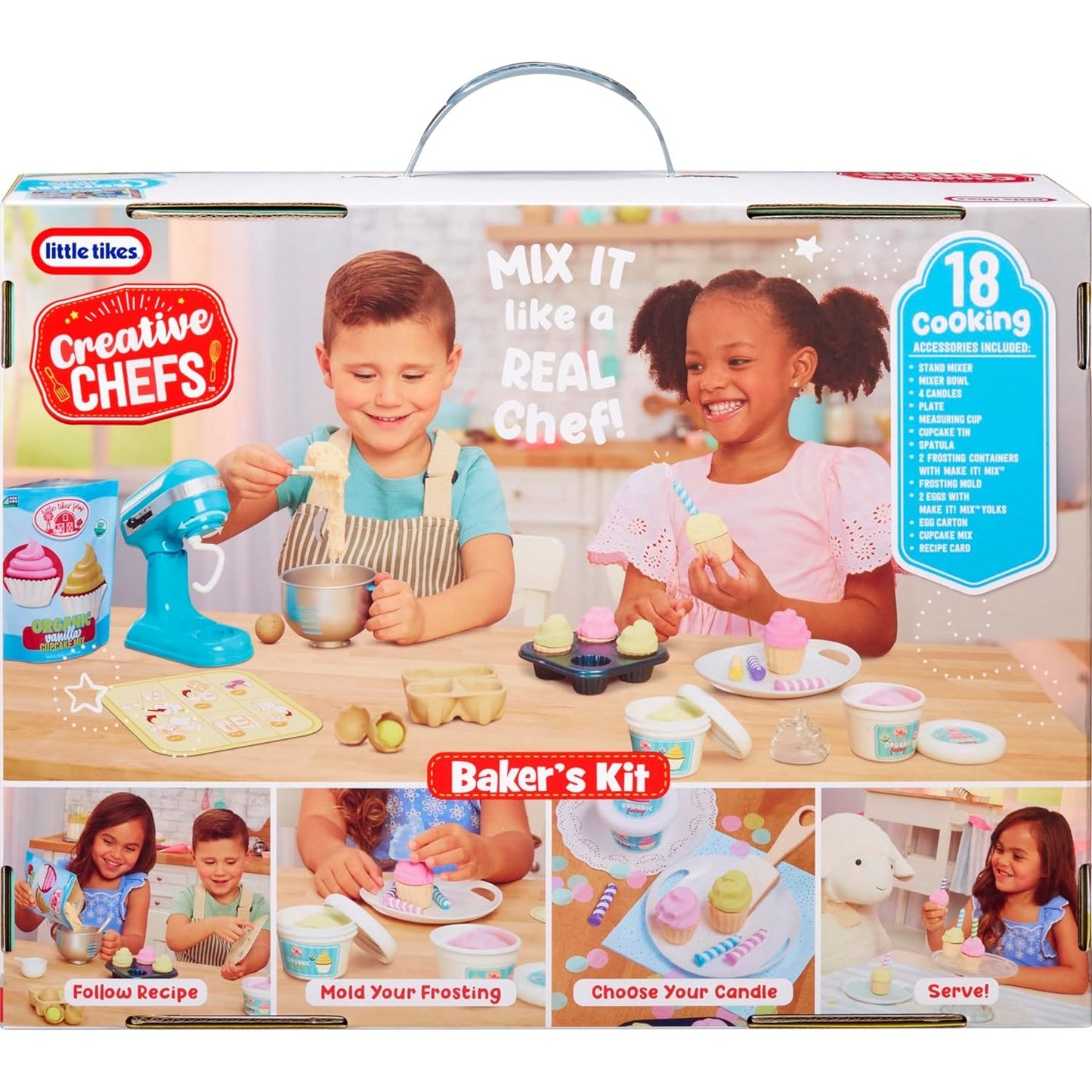 Little Tikes Creative Chefs Baker's Kit - With Special Sand Make-It! by MGA Entertainment