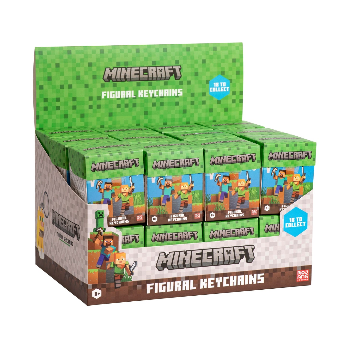MINECRAFT FIGURAL KEYCHAINS by PMI