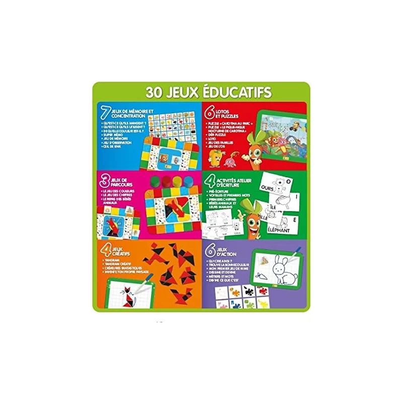 MON BUREAU MULTI ACTIVITÉS 30 JEUX