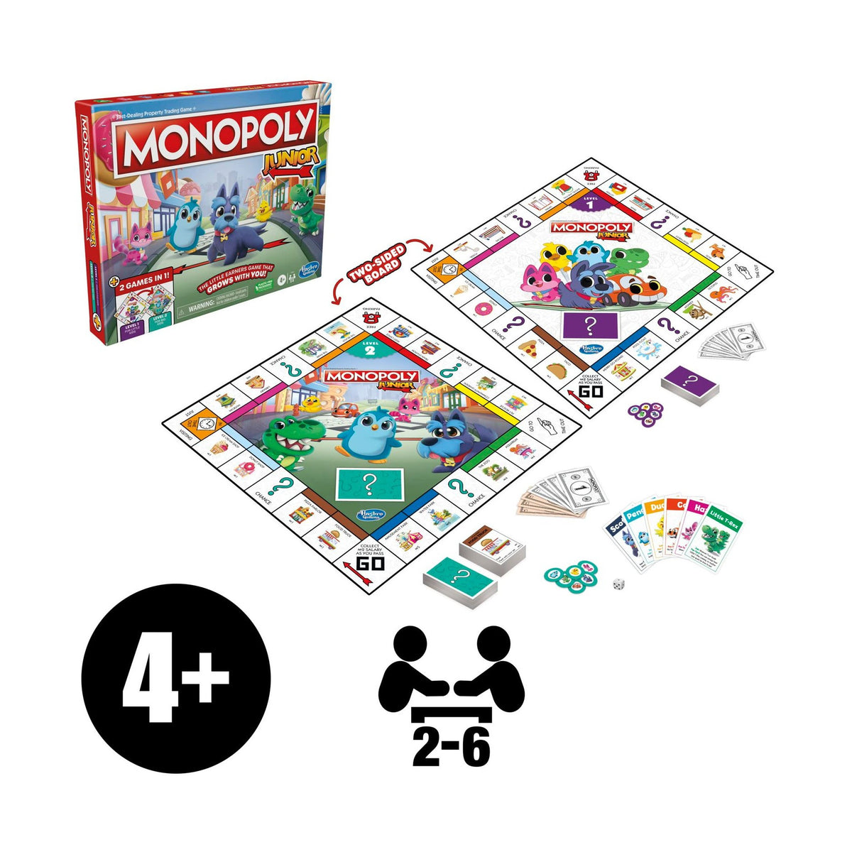 MONOPOLY JUNIOR (ENG/FR) by Hasbro