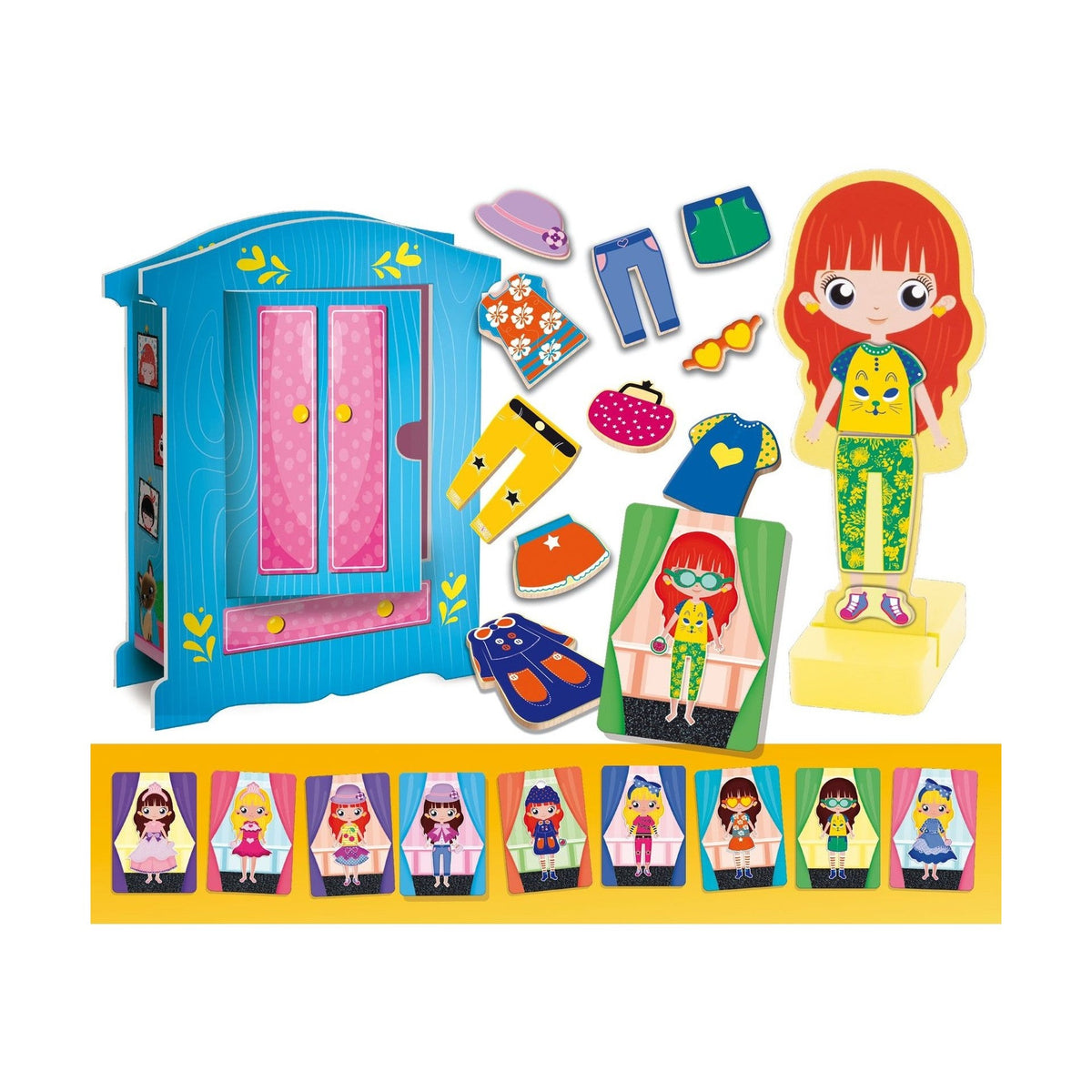 MONTESSORI MAGNETIC FASHION DOLL by Lisciani