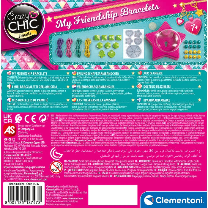 MY FRIENDSHIP BRACELETS by Clementoni