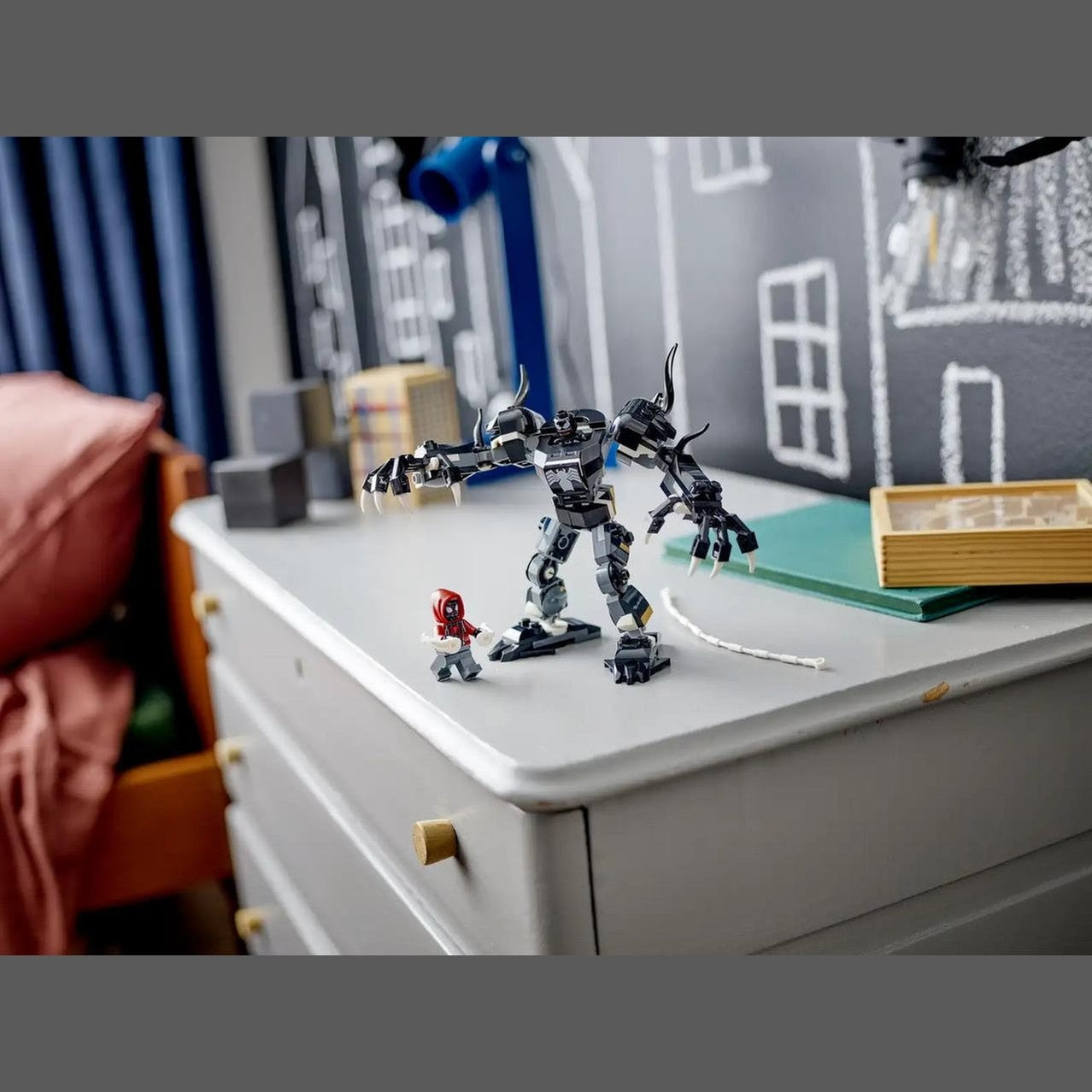 LEGO Marvel Venom Mech Armor vs. Miles Morales (76276) by LEGO