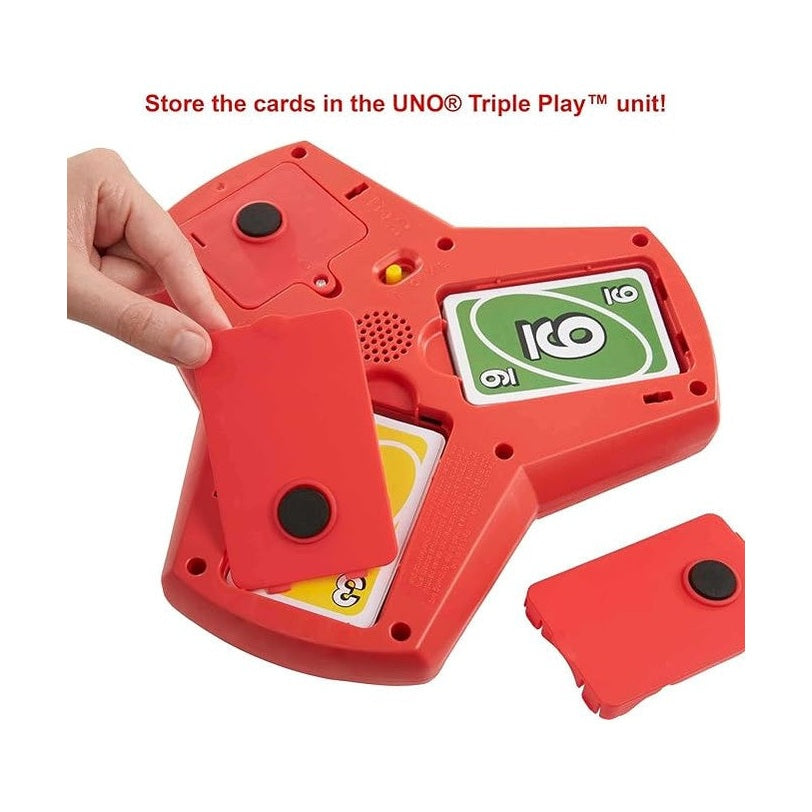 Mattel Games UNO TRIPLE PLAY by Mattel