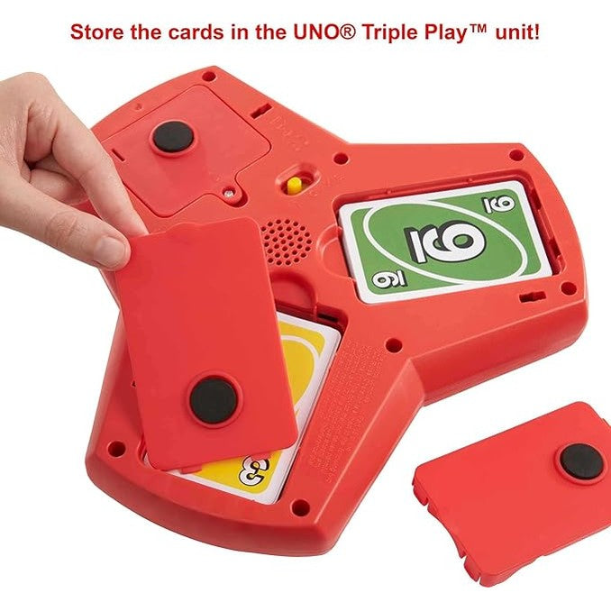 Mattel Games UNO TRIPLE PLAY