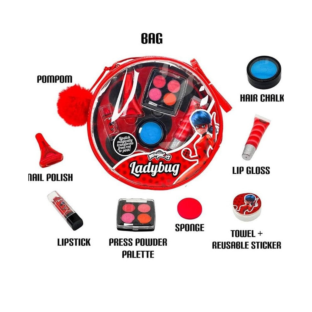 Miraculous Playset Marinettes 10-in-1 Makeup Cosmetic Case by Playmates Toys